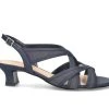 Women's Easy Street Tristen Dress Sandals Navy