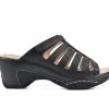 Women's White Mountain Valencia Heeled Dress Sandals Black