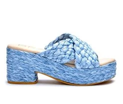 Women's Beach By Matisse Reflection Platform Sandals Sky