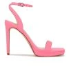 Women's Nine West Zadien Dress Sandals Neon Pink