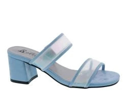 Women's Bellini Fizzle Mule Heels Blue/Lucite