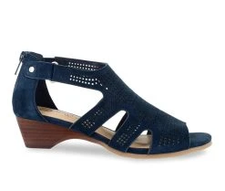 Women's Bella Vita Quinby Dress Sandals Navy Suede