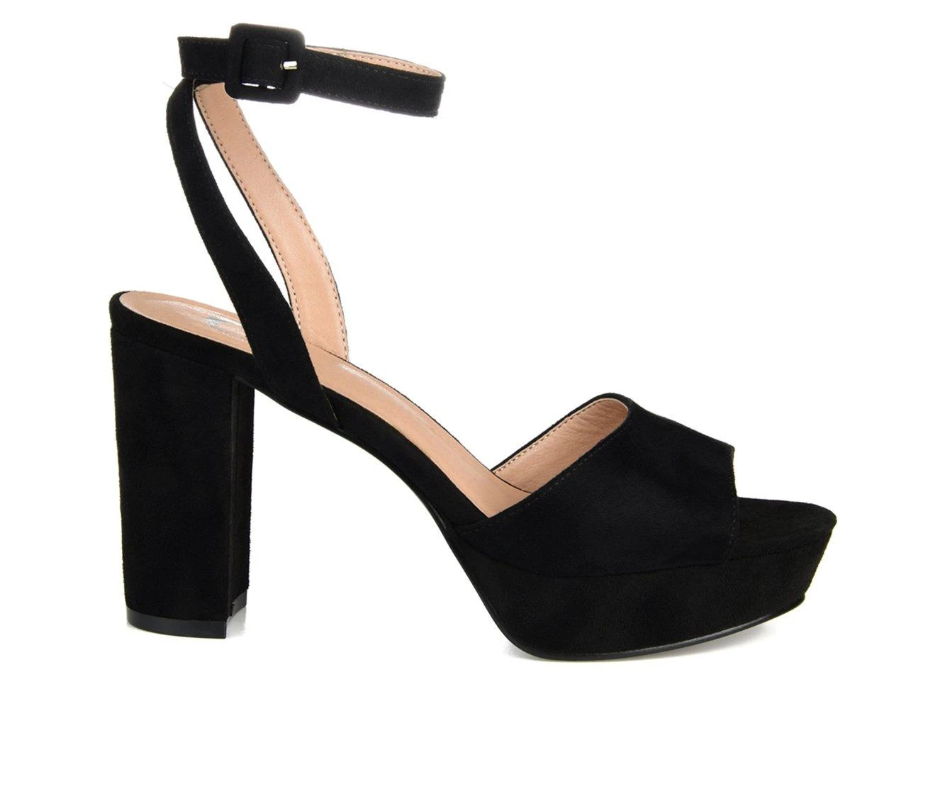 Women's Journee Collection Nairri Platform Heels Black - Image 2
