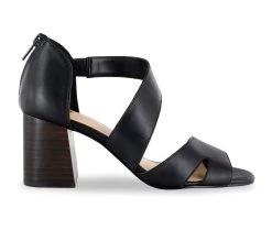 Women's Bella Vita Korrine Dress Sandals Black Leather