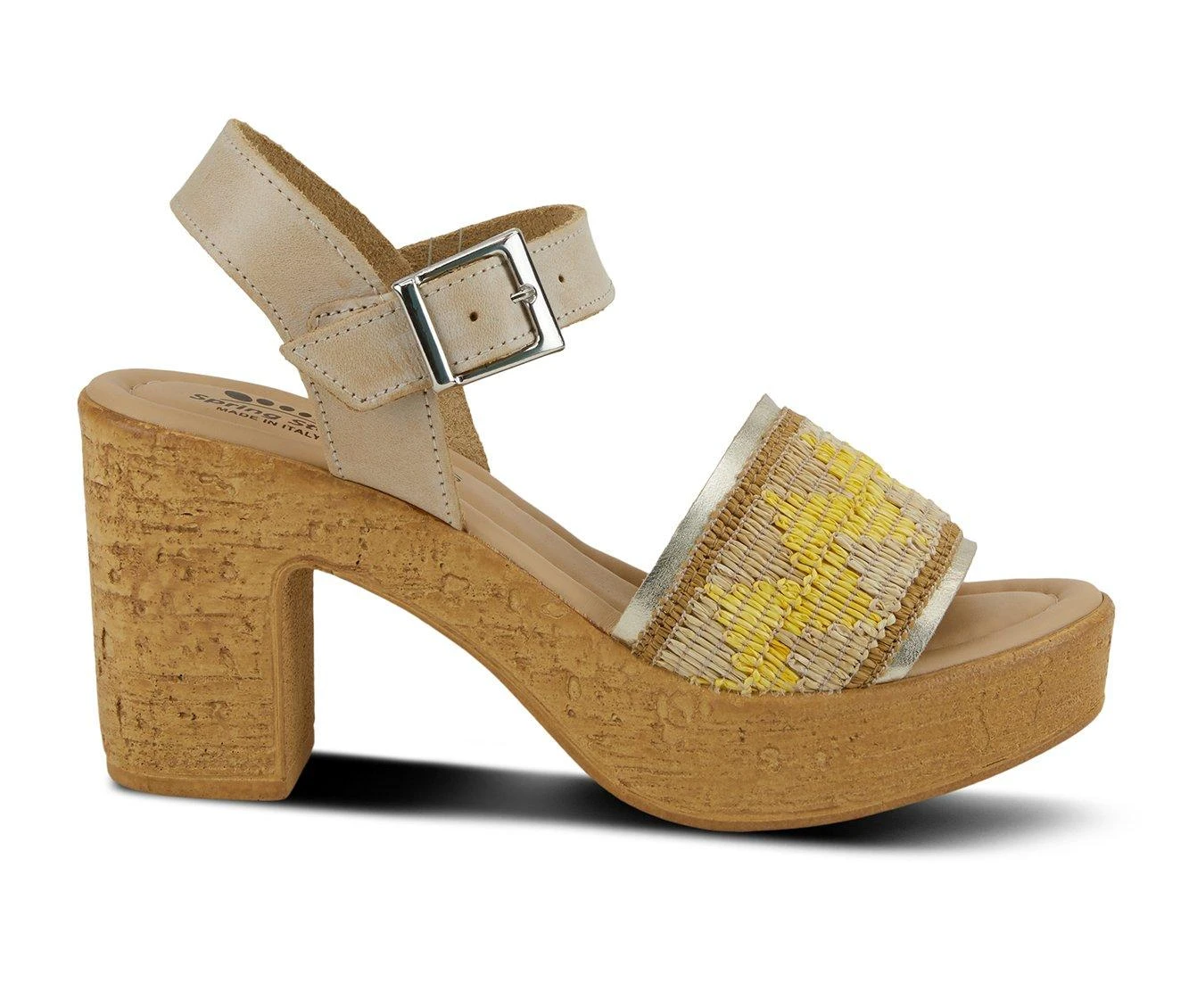 Women's SPRING STEP Tiada Platform Dress Sandals Beige Multi - Image 2