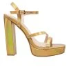 Women's Halston Sardinia Platform Dress Sandals Gold
