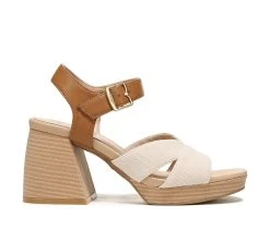 Women's Dr. Scholls Mariah Peep Toe Platform Sandals Light Brown