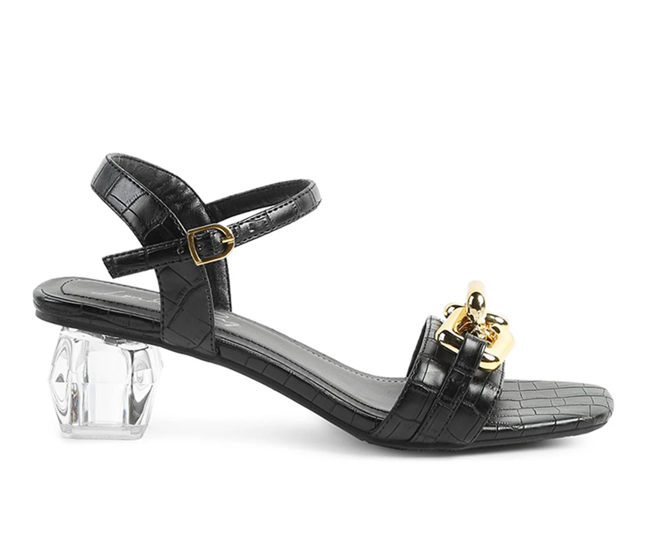 Women's London Rag Icicle Dress Sandals Black
