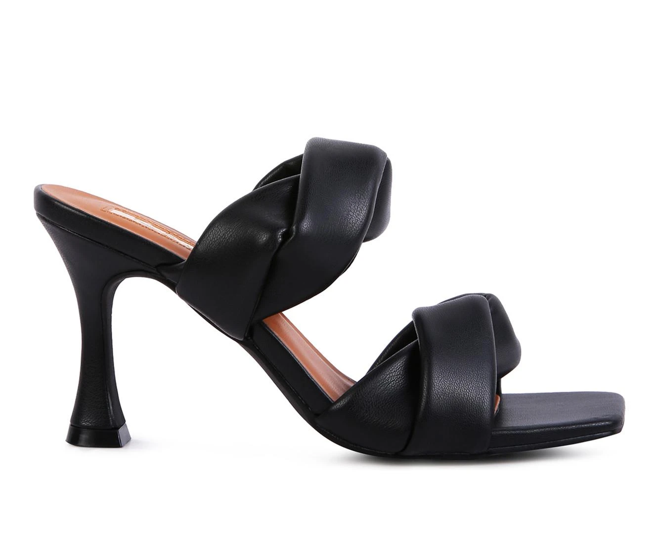 Women's London Rag Glam Girl Dress Sandals Black - Image 2