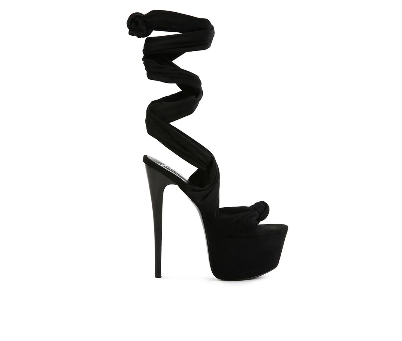 Women's London Rag Bauble Platform Stiletto Sandals Black - Image 2