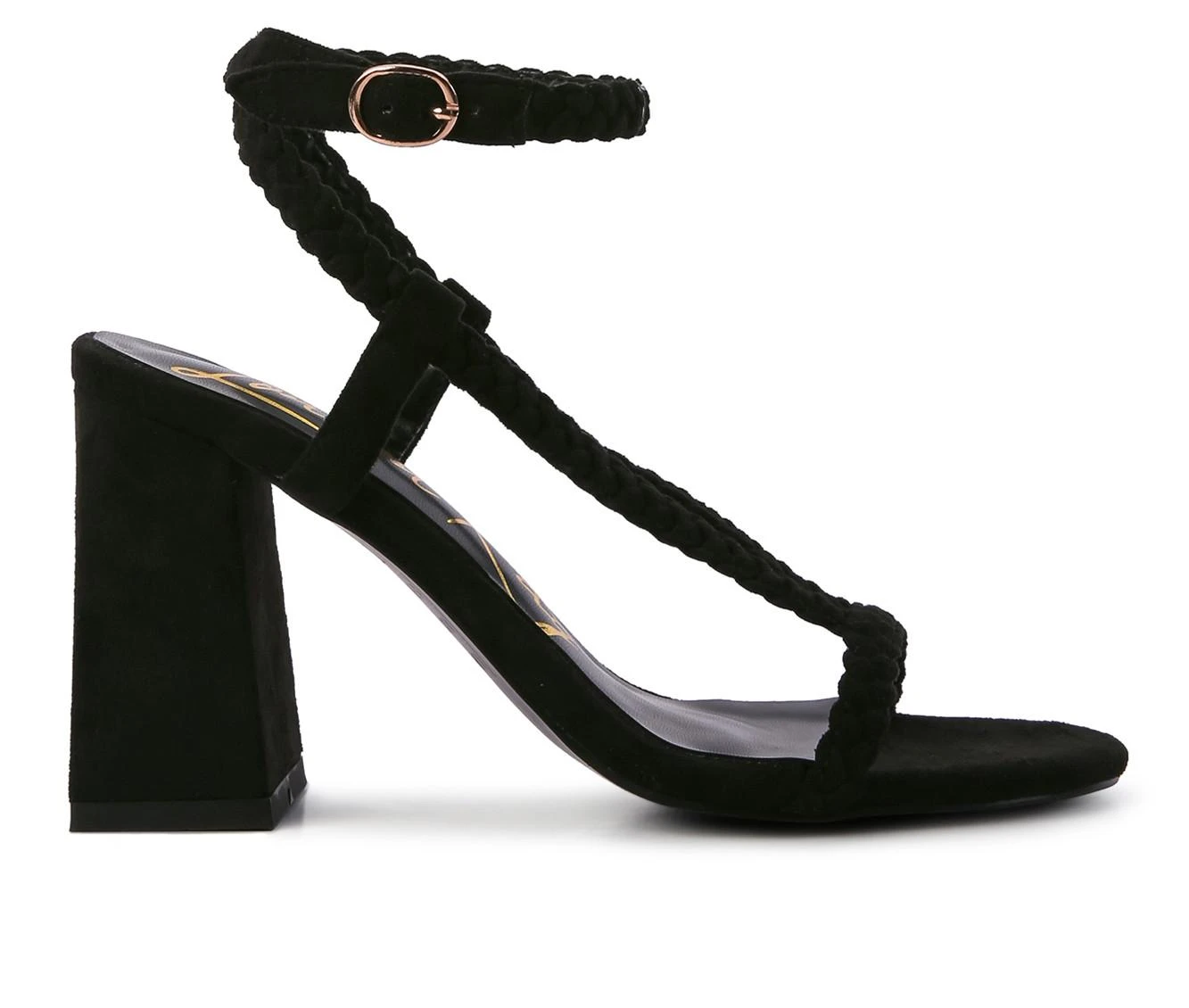 Women's London Rag Smoosh Dress Sandals Black