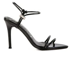 Women's London Rag High Porch Dress Sandals Black