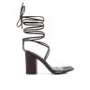 Women's London Rag High Cult Dress Sandals Espresso