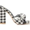 Women's New York And Company Anthi Dress Sandals Black/White
