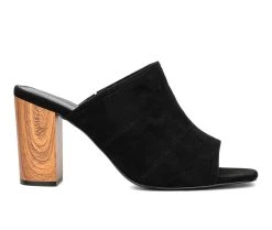 Women's Fashion To Figure Cheyenne Dress Sandals Black Wide