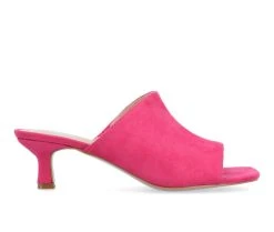 Women's Journee Collection Mercerr Dress Sandals Fuchsia