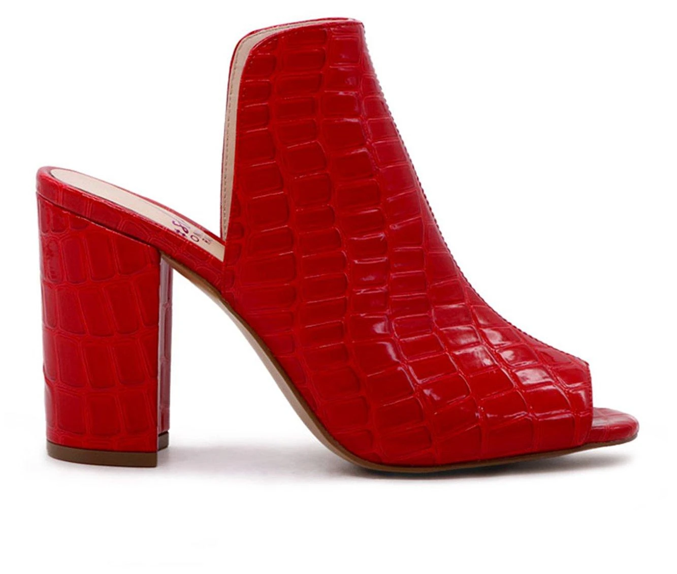 Women's London Rag Peep-Toe Dress Sandals Red