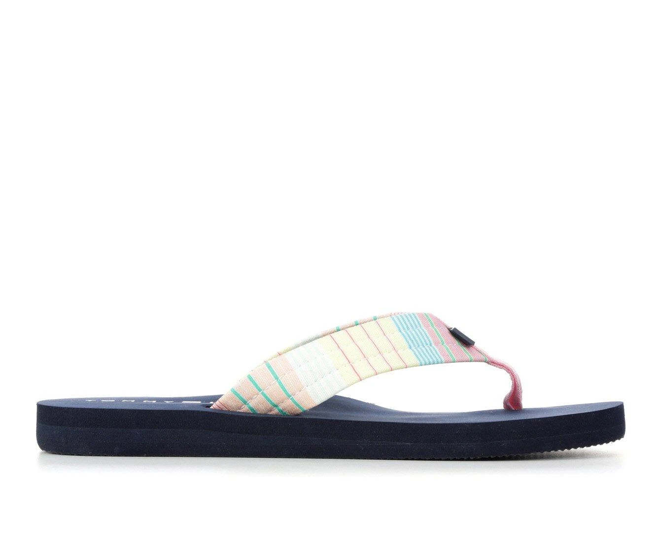 Women's Tommy Hilfiger Coupes Flip-Flops Pink Multi