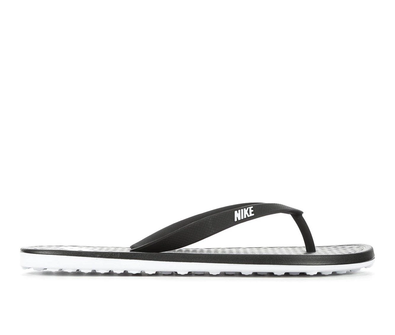 Women's Nike On Deck Flip-Flops Blk/White/Black