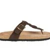 Women's Northside Dina Footbed Sandals Brown