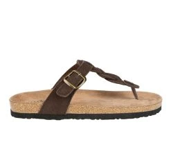 Women's Northside Dina Footbed Sandals Brown