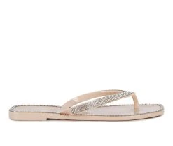 Women's London Rag Golightly Flip-Flops Nude