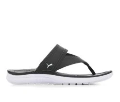 Women's Puma Soft Ride Flip-Flops Black/White