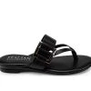 Women's Italian Shoemakers Corinne Flip-Flop Sandals Black