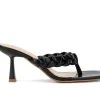 Women's Torgeis Ginger Braided Thong Dress Sandals Black