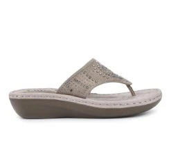 Women's Cliffs By White Mountain Cienna Flip-Flops Stone