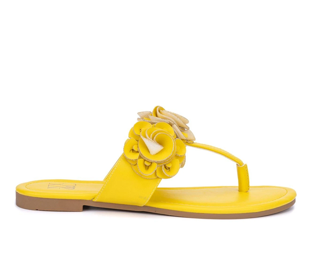 Women's New York And Company Liana Sandals Yellow - Image 2