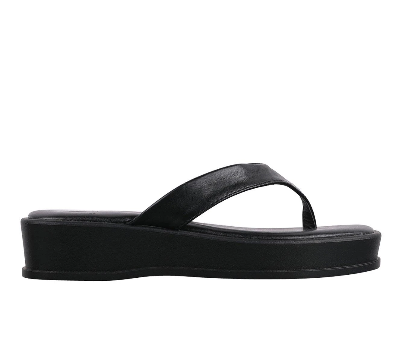 Women's Halston Soula Flip-Flops Women's Halston Soula Flip-Flops Black -Journee Collection Shop 1 2075