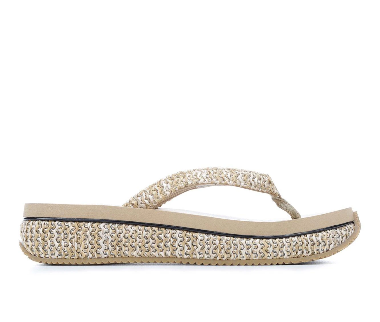 Women's Volatile Palau Flip-Flops Natural - Image 2