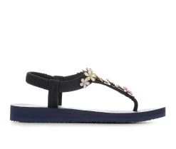 Women's Skechers Cali Meditation Glass Daisy Sandals Navy