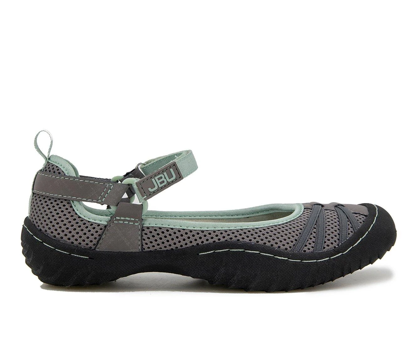 Women's JBU By Jambu Malibu Water Sandals Grey/Lime - Image 2