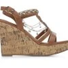 Women's Jellypop Lenora Platform Wedges Cognac