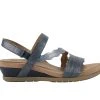 Women's Earth Origins Poppy Wedge Sandals Admiral Blue M