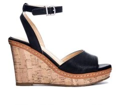 Women's CL By Laundry Beaming Wedge Sandals Black