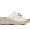 Women's BZEES Smile Wedge Sandals Cream