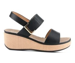 Women's Patrizia Spelta Wedge Sandals Black