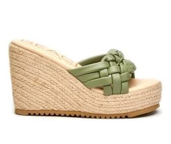 Women's Beach By Matisse Sasha Platform Wedges Sage