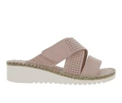 Women's Mia Amore Griffin Wedge Sandals Blush