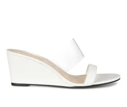 Women's Journee Collection Angelina Dress Wedges White