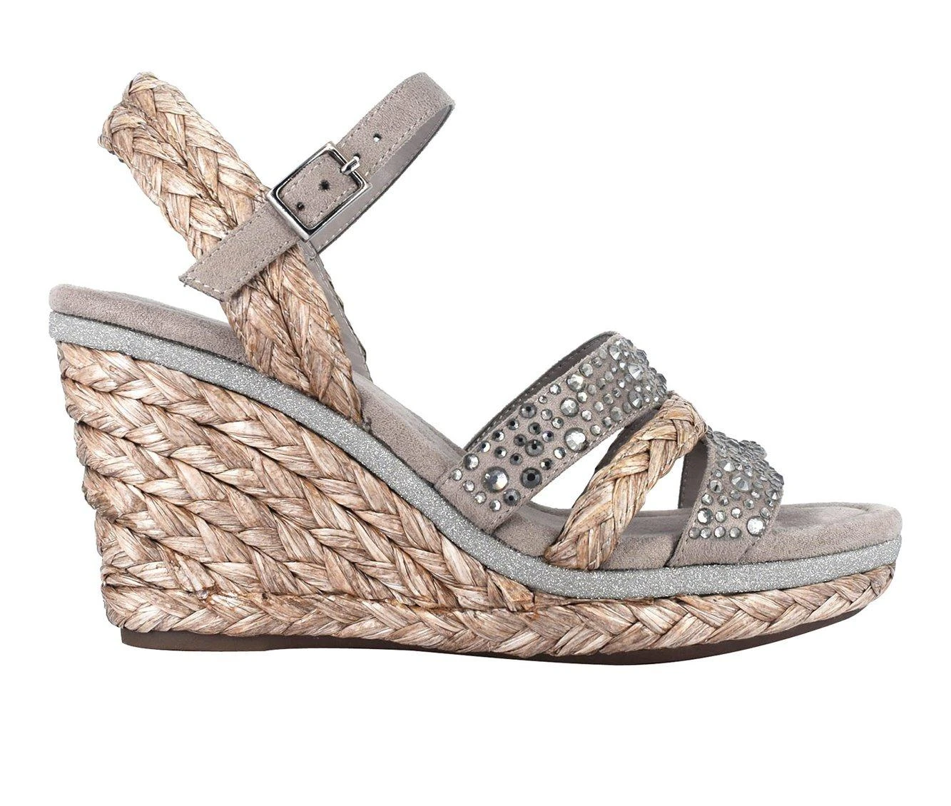 Women's Impo Ossie Wedge Sandals Simply Taupe