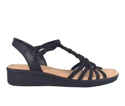 Women's Impo Rosette Sandals Black