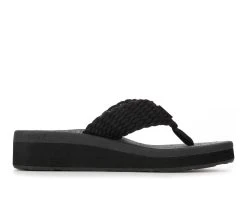 Women's Roxy Caila Flip-Flops Black