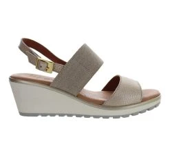 Women's Bernie Mev GI02 Wedge Sandals Nude
