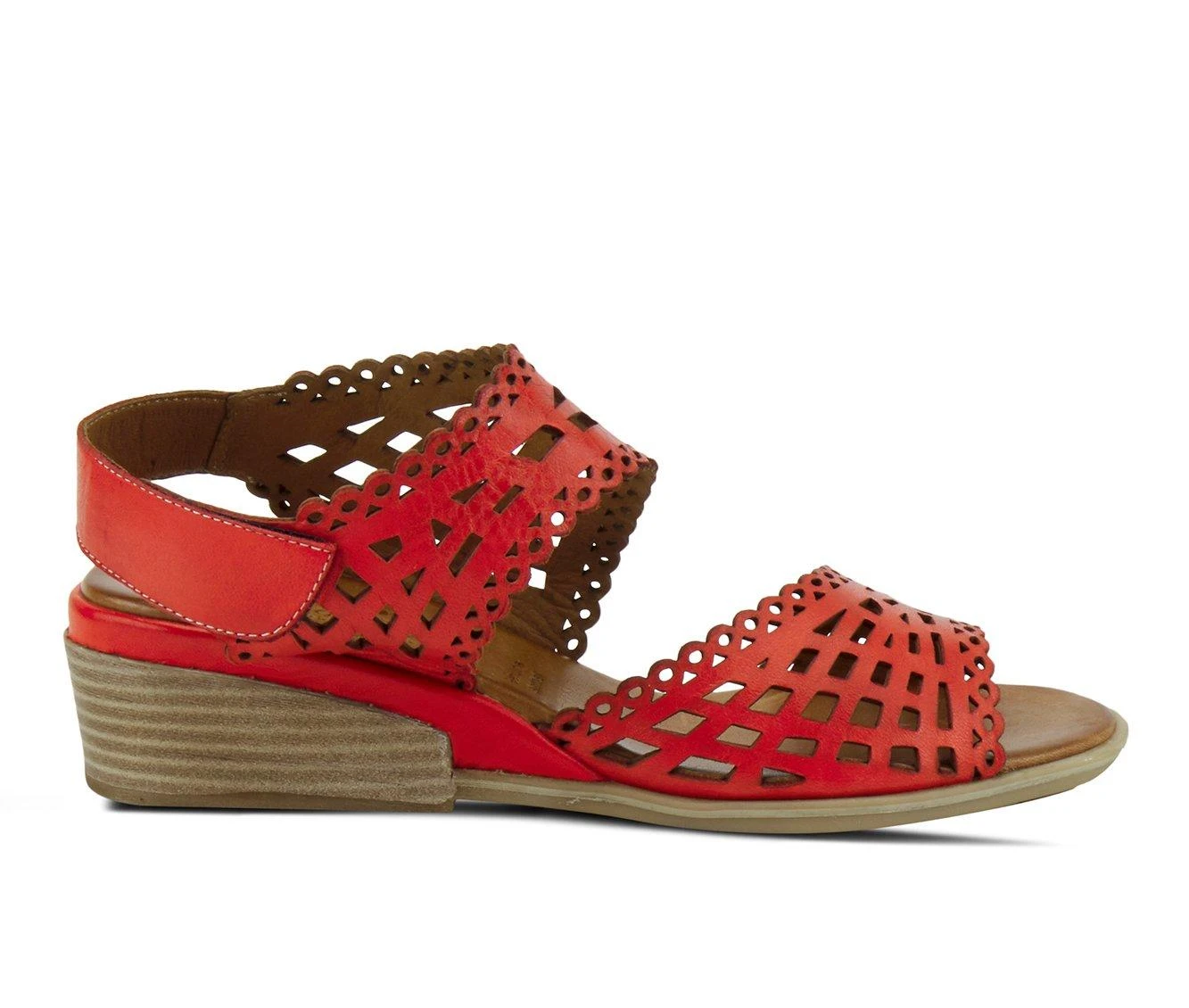 Women's SPRING STEP Petra Wedges Women's SPRING STEP Petra Wedges Red -Journee Collection Shop 1 549
