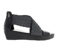 Women's Bernie Mev Laura Wedges Black Polka Dot