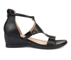 Women's Journee Collection Trayle Wedges Black